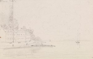 Cowes Kalesi, Wight Adası by Capt. Thomas Hastings