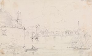 Cowes, West Cowes Feribotu'ndan, 22 Mart 1826 by Capt. Thomas Hastings