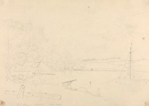 Balık Evi, Wight Adası, Eylül 1826 by Capt. Thomas Hastings