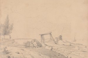 Lord Henry Seymour İskelesi, Wight Adası'ndan by Capt. Thomas Hastings