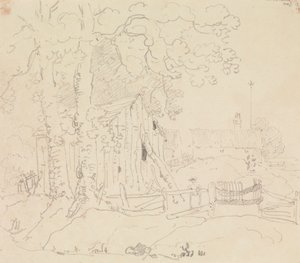 Calbourne'da, Wight Adası, 12 Ağustos 1829 by Capt. Thomas Hastings
