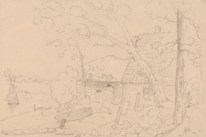 Newport yakınlarında, 12 Ağustos 1826 by Capt. Thomas Hastings