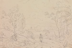 Newport yakınlarında, Wight Adası, Şubat 1826 by Capt. Thomas Hastings