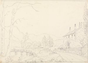Rydal Gölü yakınlarında, 10 Şubat 1836 by Capt. Thomas Hastings