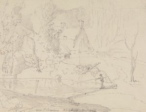 Saint Lawrence yakınlarında, Wight Adası, Aralık 1826 by Capt. Thomas Hastings