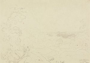 Swainstone yakınlarında, Wight Adası, Ağustos 1829 by Capt. Thomas Hastings