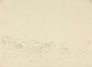 Ventnor Down yakınlarında, 19 Ağustos 1826 by Capt. Thomas Hastings