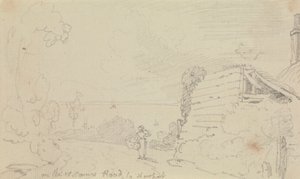 Newport'a giden West Cowes Yolu üzerinde by Capt. Thomas Hastings