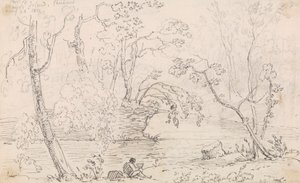 Mayo Adası'nın bir parçası, Cheshunt, 23 Mayıs 1814 by Capt. Thomas Hastings