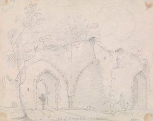 Augustine's, Canterbury'nin bir parçası by Capt. Thomas Hastings
