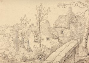 Crewkerne Manastırı Harabeleri, Mayıs 1833 by Capt. Thomas Hastings