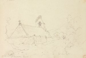 Saint Lawrence Kilisesi, Wight Adası by Capt. Thomas Hastings