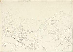 Borrowdale'den Skiddaw, 27 Haziran 1835 Cumartesi by Capt. Thomas Hastings