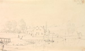 Wootton Köprüsü, Wight Adası by Capt. Thomas Hastings