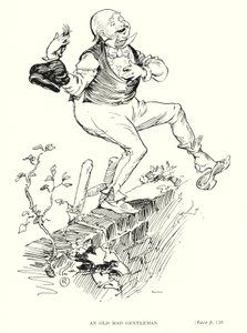 Dickens karakteri: Bayan Wilfer (taş) by Captain Edward Henry Handley Read