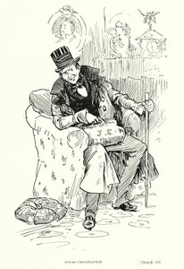 Dickens karakteri: Jonas Chuzzlewit (taş) by Captain Edward Henry Handley Read