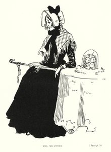 Dickens karakteri: Bayan Micawber (taş)
