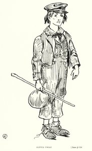 Dickens karakteri: Oliver Twist (taş)