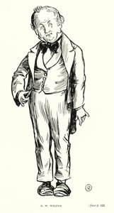 Dickens karakteri: RW Wilfer (taş) by Captain Edward Henry Handley Read