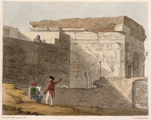 Zafer Takı, Trablus, George Harley (1791-1871) 1821 tarafından kazınmış 'Kuzey Afrika'da Seyahatlerin Bir Anlatısı'ndan levha 4