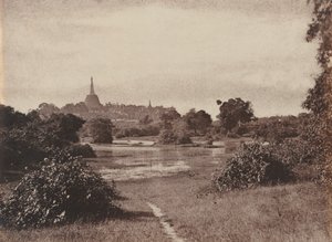 Rangoon. Göl Yakınında Görünüm, 1855.