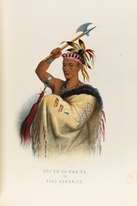 Soi-En-Ga-Rah-Ta veya Kral Hendrick, by Captain Seth Eastman