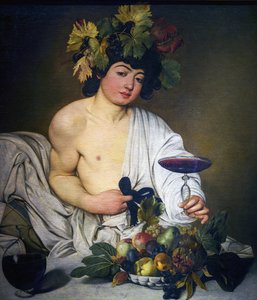 İtalyanca: Bacco Bacchus by Caravaggio