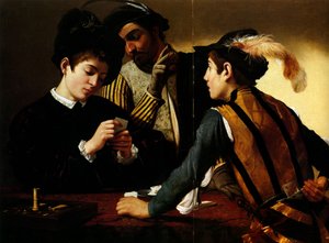Kart Keskinleri by Michelangelo Merisi Caravaggio