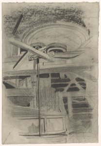 Üç dişli bir makinenin parçası by Carel Adolph Lion Cachet