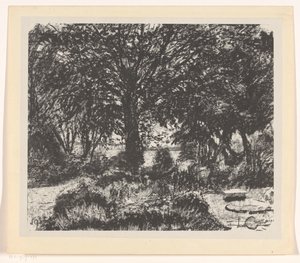 Büyük ağaçlı bahçe by Carel Adolph Lion Cachet