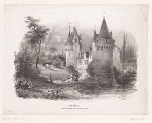 Kasteel Pictura (nesne üzerinde seri başlığı) by Carel Christiaan Antony Last