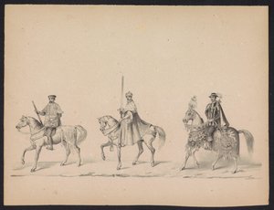 Utrecht Öğrencilerinin Maskeli Balosu, 1846 (levha 14) İspanya Prensi II. Philip