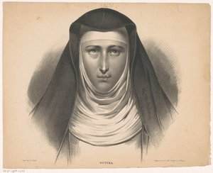 Bir rahibe portresi Pictura (nesne üzerinde seri başlığı) by Carel Christiaan Antony Last