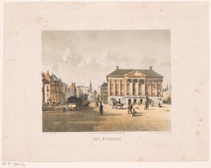 Groningen Belediye Binası Belediye binası (nesne üzerindeki başlık) by Carel Christiaan Antony Last