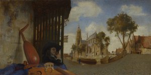 Bir Müzik Aleti Satıcıları Durağı ile Delft