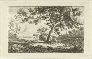 dinlenme çobanı Manzaralar (a-f) (dizi başlığı) by Carel Lodewijk Hansen