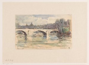 Seine, Paris üzerinde köprü