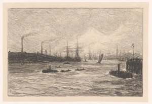 Hamburg Limanı by Carel Nicolaas Storm van 