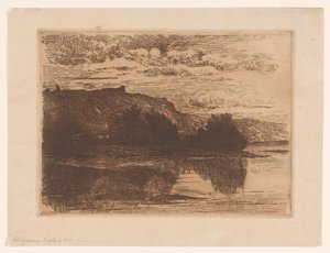 Harabeler van kasteel Poilvache Dinant yakınlarındaki Poilvache kalıntıları (orijinal başlık) by Carel Nicolaas Storm van 