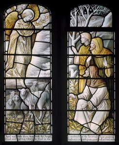 Over Wyresdale, Christ Church, Shrigley & Hunt (1873-1982), Carl Almquist, The Shepherds Church, Shepherd, Sheep, 18