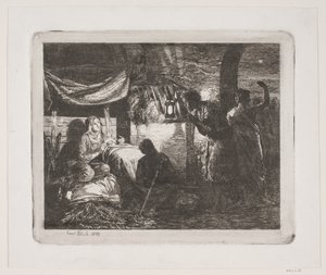 çobanların ibadeti by Carl Bloch