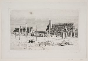 Hornbæk'te parti. Pazar sabahı by Carl Bloch