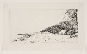 Deniz kenarındaki uçurum by Carl Bloch
