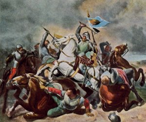 Albrecht Achilles Nürnberglilerle savaşırken