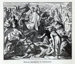 Konrad, Coronation