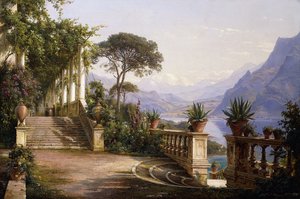 Loggia Fra Como, 1880 by Carl Frederick Aagaard