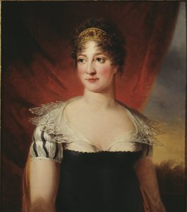 Hedwige Elisabeth Charlotte de Schleswig Holstein Gottorp, Reine consort de Suede - Hedvig Elisabeth Charlotte of Holstein-Gottorp (1759-1818), İsveç Kraliçesi, Breda, Carl Frederik von (1759-1818). Tuval üzerine yağlıboya