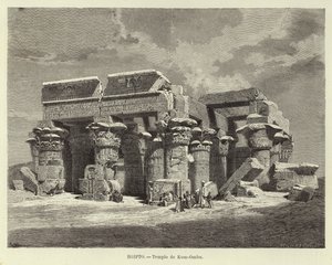 Mısır - Kom Ombo Tapınağı by Carl Friedrich Heinrich Werner