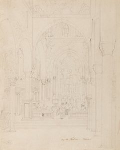 Sicilya: Palatine Şapeli, Palermo, 1850 dolayları by Carl Friedrich Heinrich Werner