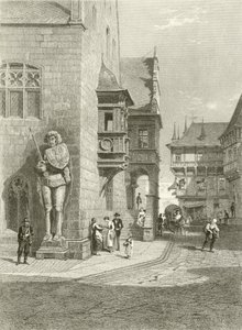 Town Hall, Halberstadt  by Carl Friedrich Heinrich Werner